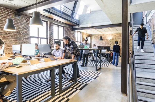 A small business networking breakfast